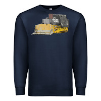 Navy killdozer tread back tank top Premium Sweatshirt - linhVisuals