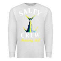 Oatmeal Heather salty crew Premium Sweatshirt - linhVisuals
