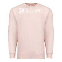 Pale Pink tri county technical center Premium Sweatshirt - linhVisuals