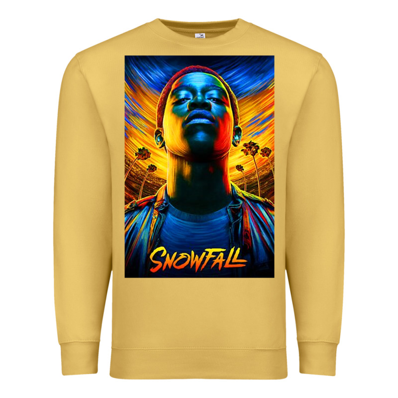 Snowfall Fx Tv Show Premium Sweatshirt by linhVisuals | Teevron