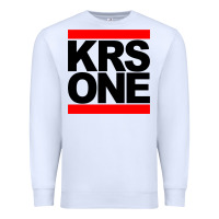 White hip hop krs one Premium Sweatshirt - linhVisuals