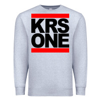 Heather Grey hip hop krs one Premium Sweatshirt - linhVisuals