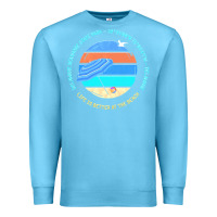 Ocean Blue delaware seashore state park t  shirt delaware seashore state park, de Premium Sweatshirt - linhVisuals