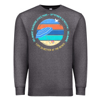 Charcoal Heather delaware seashore state park t  shirt delaware seashore state park, de Premium Sweatshirt - linhVisuals
