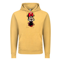 Vintage Mustard Minnie Mouse Vintage Hoodie - CowhideDigitalArt