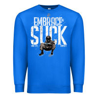 True Royal EMBRACE THE SUCK VINTAGE Premium Sweatshirt - linhVisuals