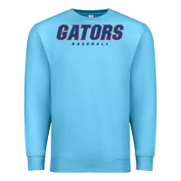 Ocean Blue GATORS BASEBALL Premium Sweatshirt - linhVisuals