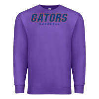 Purple GATORS BASEBALL Premium Sweatshirt - linhVisuals