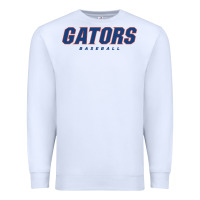 White GATORS BASEBALL Premium Sweatshirt - linhVisuals
