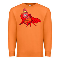 Carrot The Little Mermaid Sebastian Costume Premium Sweatshirt - linhVisuals