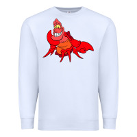 White The Little Mermaid Sebastian Costume Premium Sweatshirt - linhVisuals