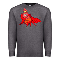 Charcoal Heather The Little Mermaid Sebastian Costume Premium Sweatshirt - linhVisuals