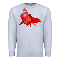 Heather Grey The Little Mermaid Sebastian Costume Premium Sweatshirt - linhVisuals