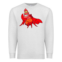 Oatmeal Heather The Little Mermaid Sebastian Costume Premium Sweatshirt - linhVisuals