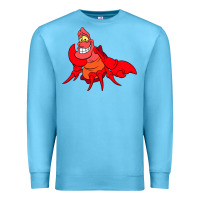 Ocean Blue The Little Mermaid Sebastian Costume Premium Sweatshirt - linhVisuals