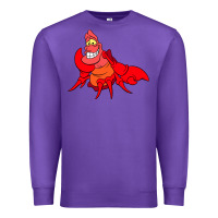 Purple The Little Mermaid Sebastian Costume Premium Sweatshirt - linhVisuals