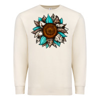 Sunflower Cowhide Premium Sweatshirt | Teevron