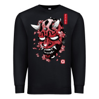 Black darth oni Premium Sweatshirt - linhVisuals