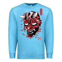 Ocean Blue darth oni Premium Sweatshirt - linhVisuals