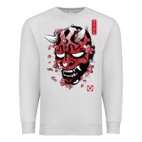 Dove Grey darth oni Premium Sweatshirt - linhVisuals