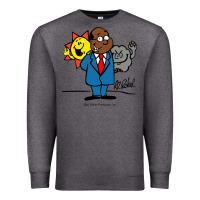Charcoal Heather al roker Premium Sweatshirt - linhVisuals