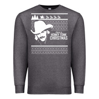 Charcoal Heather alan jackson ugly christmas [tb] Premium Sweatshirt - linhVisuals