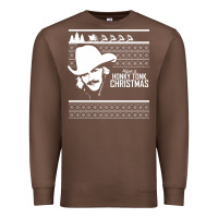 Chestnut alan jackson ugly christmas [tb] Premium Sweatshirt - linhVisuals