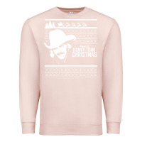 Pale Pink alan jackson ugly christmas [tb] Premium Sweatshirt - linhVisuals