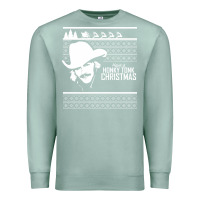 Seafoam alan jackson ugly christmas [tb] Premium Sweatshirt - linhVisuals