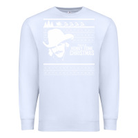 White alan jackson ugly christmas [tb] Premium Sweatshirt - linhVisuals