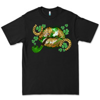 Black St. Patrick's Day lips Premium Tee - CowGirlArtShop