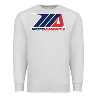 Dove Grey motoamerica Premium Sweatshirt - linhVisuals