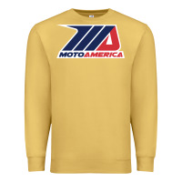 Antique Gold motoamerica Premium Sweatshirt - linhVisuals