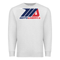 Oatmeal Heather motoamerica Premium Sweatshirt - linhVisuals