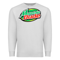 Dove Grey #mountain dude Premium Sweatshirt - linhVisuals