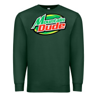 Sports Green #mountain dude Premium Sweatshirt - linhVisuals