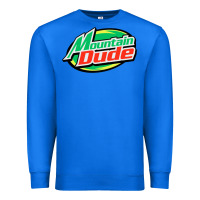 True Royal #mountain dude Premium Sweatshirt - linhVisuals