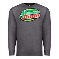 Charcoal Heather #mountain dude Premium Sweatshirt - linhVisuals