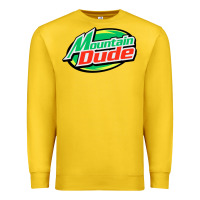 Lemon #mountain dude Premium Sweatshirt - linhVisuals