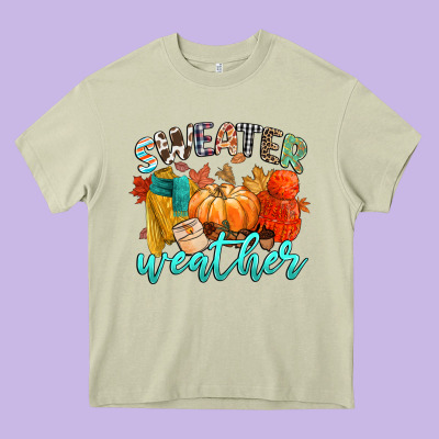 Weather Heavy Core Tee Designed By Cowgirlartshop