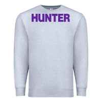 Heather Grey hunter college high school Premium Sweatshirt - linhVisuals