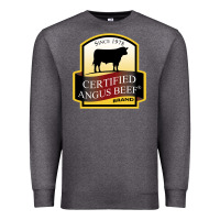 Charcoal Heather angus beef Premium Sweatshirt - linhVisuals