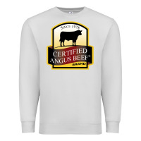 Dove Grey angus beef Premium Sweatshirt - linhVisuals