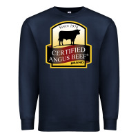 Navy angus beef Premium Sweatshirt - linhVisuals