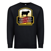 Black angus beef Premium Sweatshirt - linhVisuals