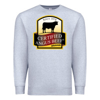 Heather Grey angus beef Premium Sweatshirt - linhVisuals