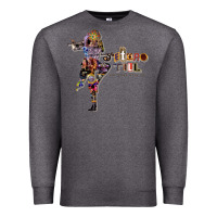 Charcoal Heather Jethro Tull Premium Sweatshirt - linhVisuals