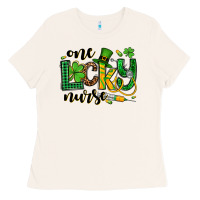 Bone St. Patrick's Day One lucky Nurse Ladies Tee - OliviaCreatesArt