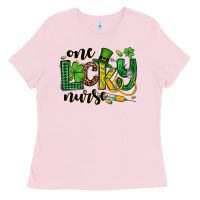 St. Patrick's Day One Lucky Nurse Ladies Tee | Teevron