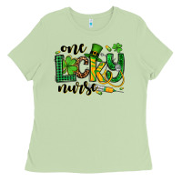 Matcha St. Patrick's Day One lucky Nurse Ladies Tee - OliviaCreatesArt